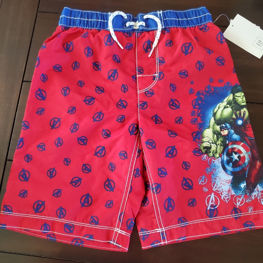 Gap Marvel swimming trunks, kid size 10, new with tag